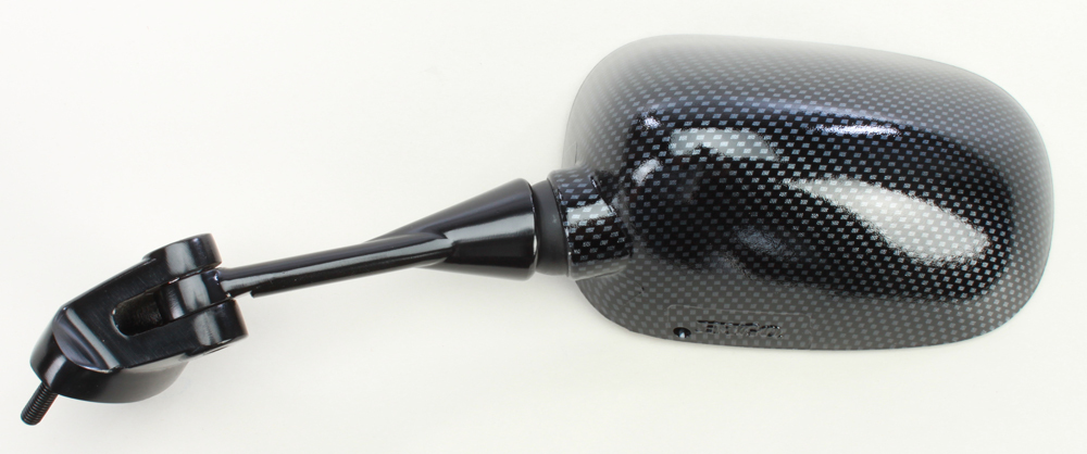 Left Mirror Replacement - Carbon Fiber Look - For 2005 ZX10R & ZX6R - Click Image to Close