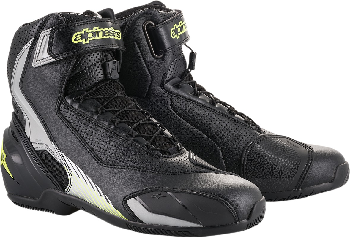 SP-1 v2 Street Riding Shoes Black/Gray/Yellow US 11.5 - Click Image to Close