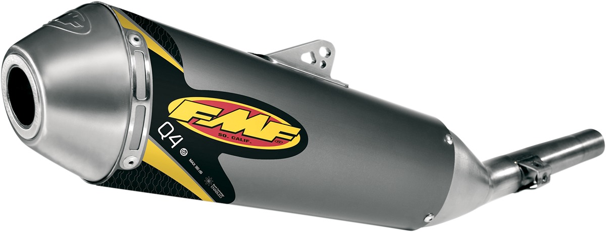 Q4 Hex Muffler Slip On Exhaust w/ S/A - For 13-16 Honda CRF250L - Click Image to Close