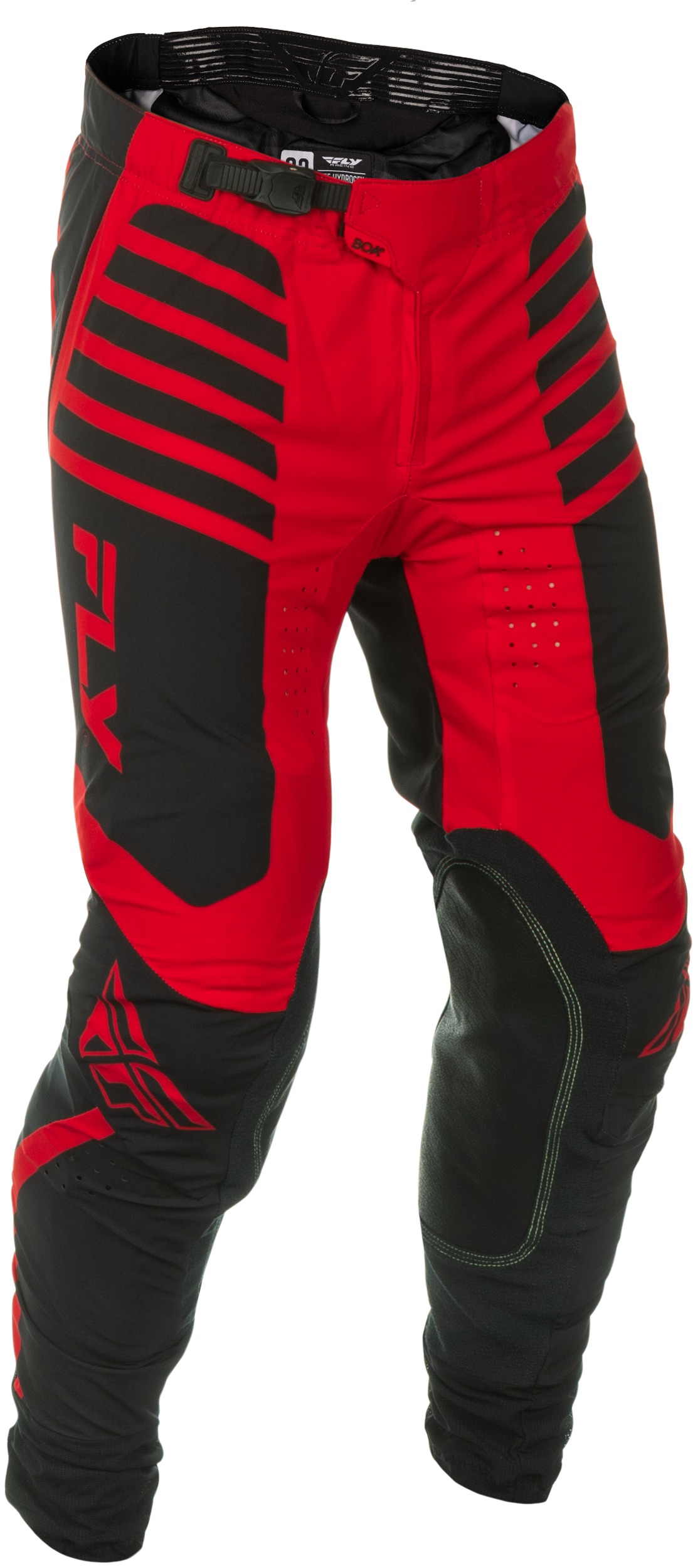 Fly Racing Lite Pants Black/Red Men's Size 34 - Lightweight motocross pants - Click Image to Close