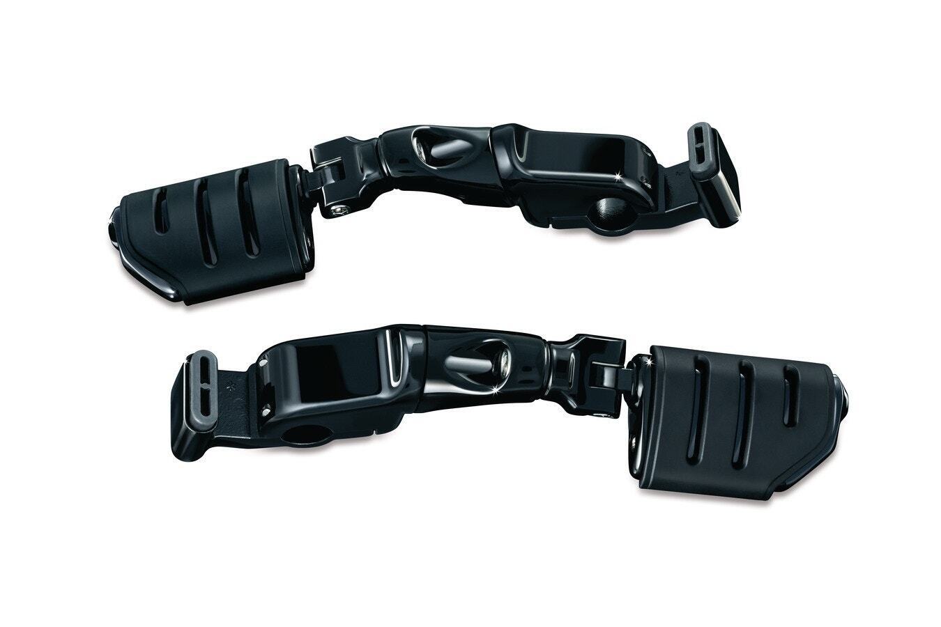 Ergo II Trident Dually ISO Pegs With Long Arms Gloss Black - Click Image to Close