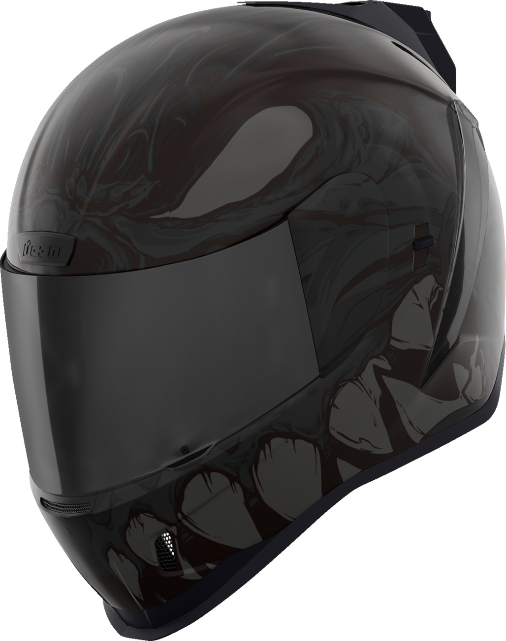 ICON Airform Manik'RR MIPS Helmet - Medium, Dark Black - Full face helmet with MIPS technology - Click Image to Close