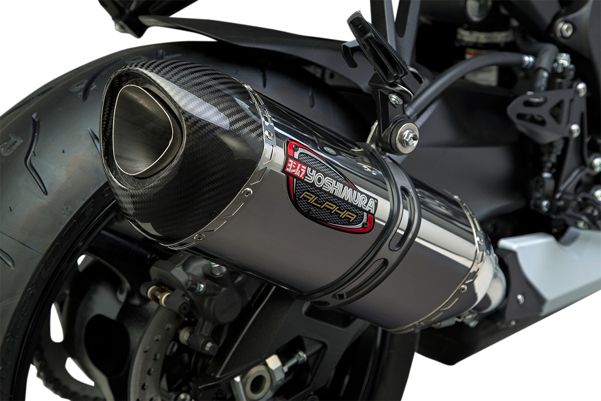 Signature Alpha Stainless Steel Slip On Exhaust - For 11-24 Suzuki GSXR600/750 - Click Image to Close