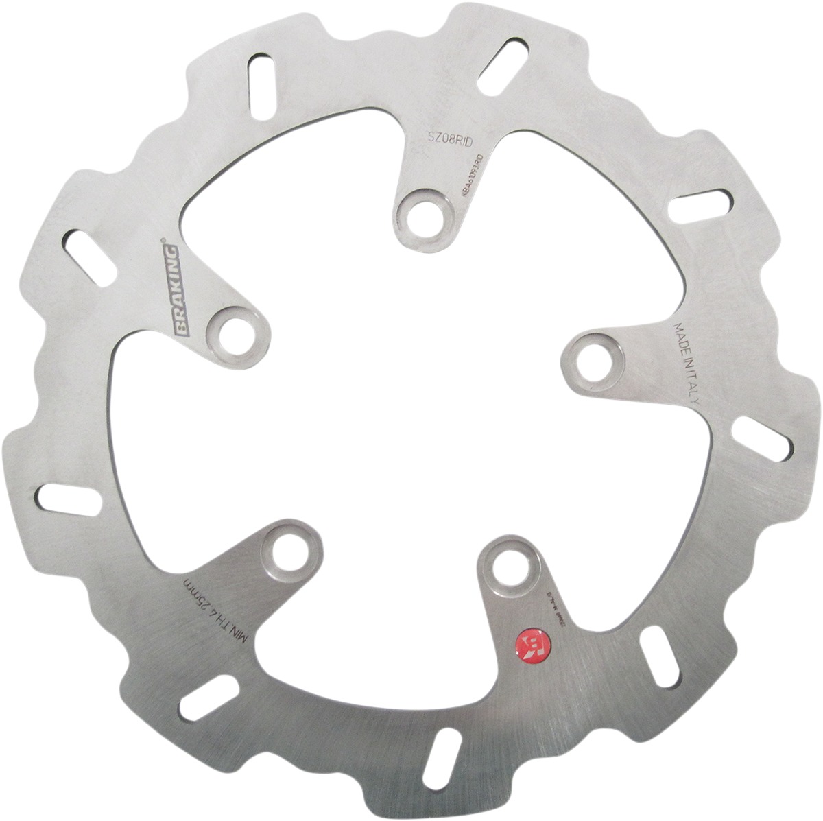 Stainless Steel Racing Rotor Rear - For 86-07 Suzuki Bandit Busa GSX SV - Click Image to Close