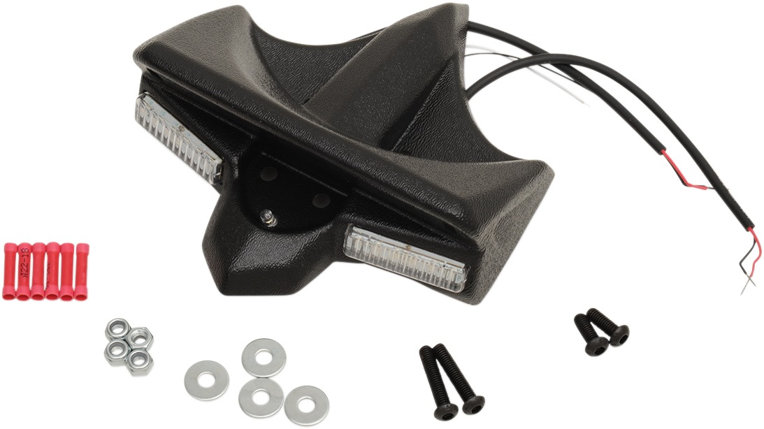 Fender Eliminators - Abs Tag Brkt Blk Ninja 400 - Click Image to Close