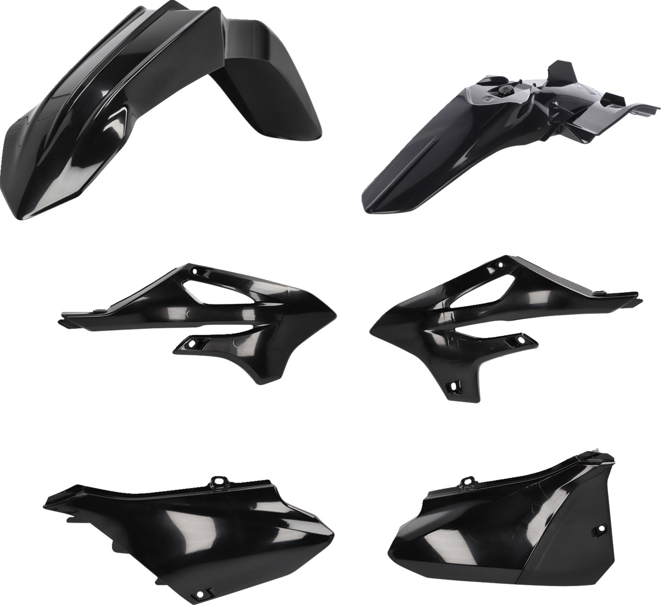 Acerbis 22-24 Yamaha YZ85 Plastic Kit - Black - Click Image to Close