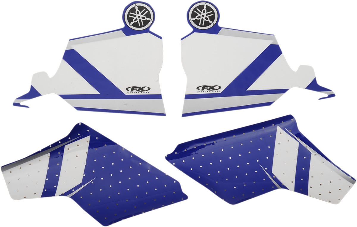 Factory Look Tank / Shroud Graphics - 2001 Style - For 96-01 Yamaha YZ125 YZ250 - Click Image to Close