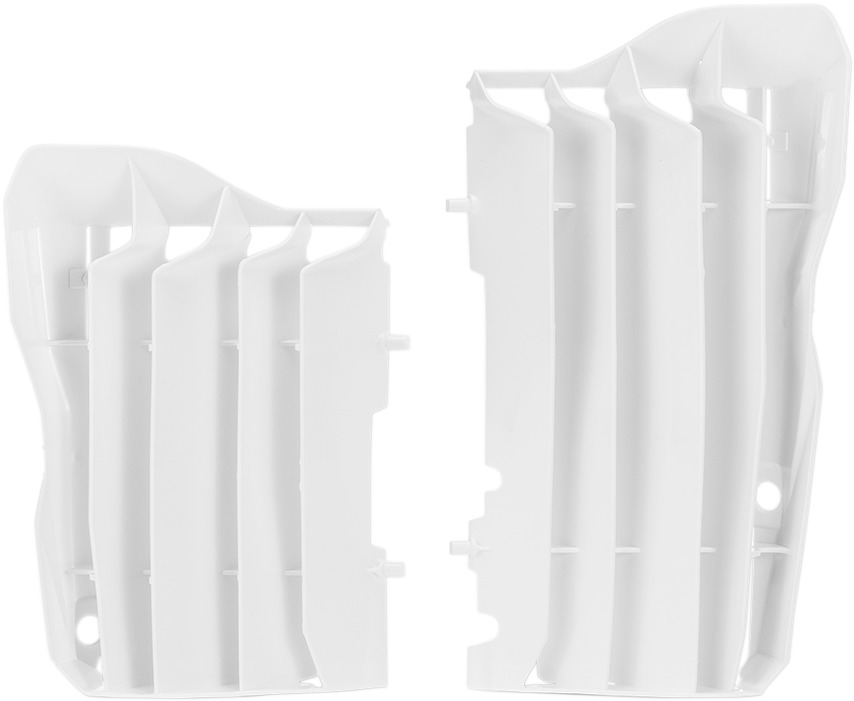 White Radiator Louvers - For 18-19 Honda CRF250R - Click Image to Close