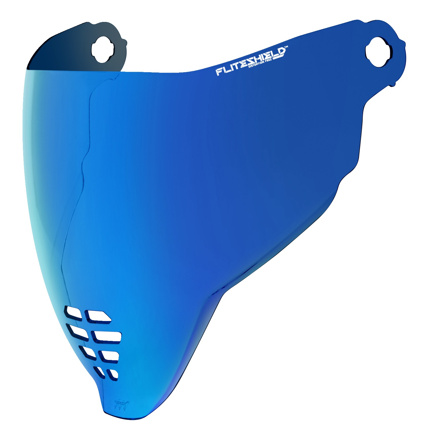 ICON FliteShield 22.06 Shield RST Blue One Size - Replacement shield for Icon Airflite helmets - Click Image to Close