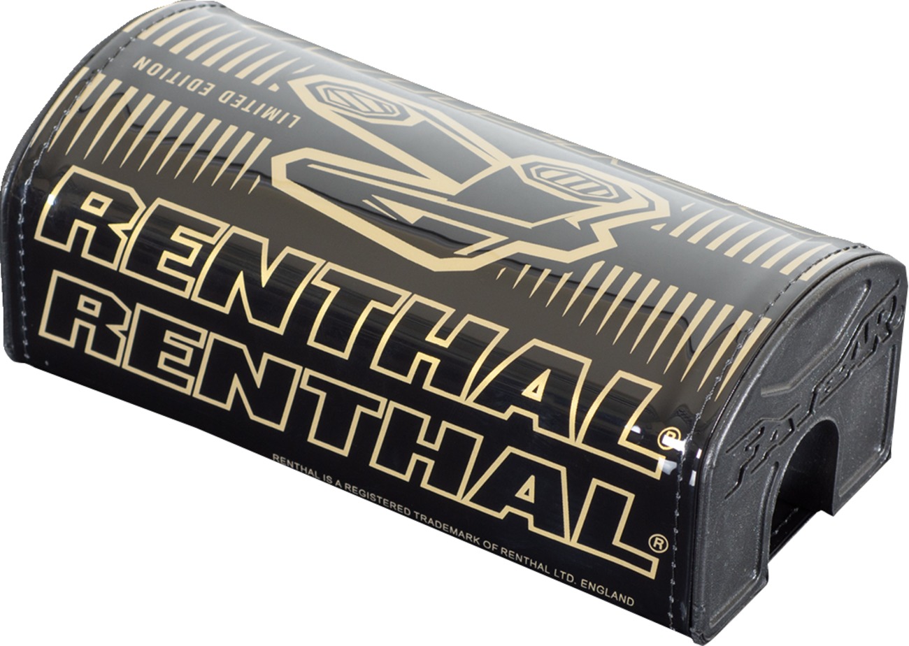 Renthal Fatbar Pad - Black/ Gold - Click Image to Close