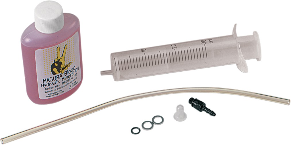 Hydraulic Clutch Bleeder / Service Kit - 30ml Syringe w/ 2oz of Clutch Fluid - Click Image to Close