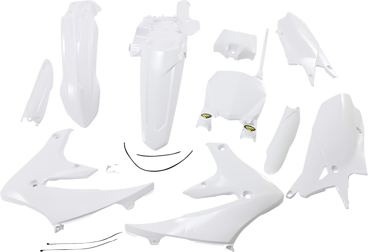 Powerflow Body Kit - White - For 18-22 YZ450F, 19-23 YZ450FX & YZ250F, 19-23 YZ250F - Click Image to Close