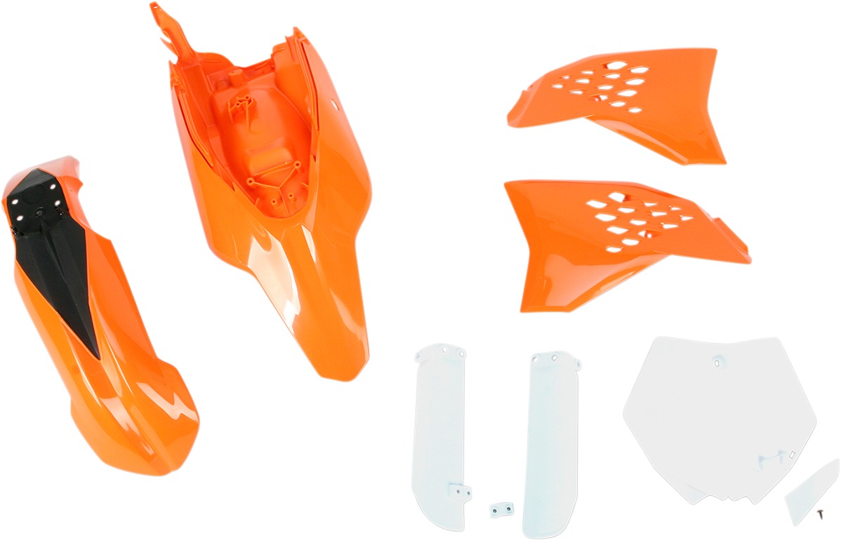 12-15 KTM SX65 Full Plastic Kit - Orange Original 13 - Click Image to Close