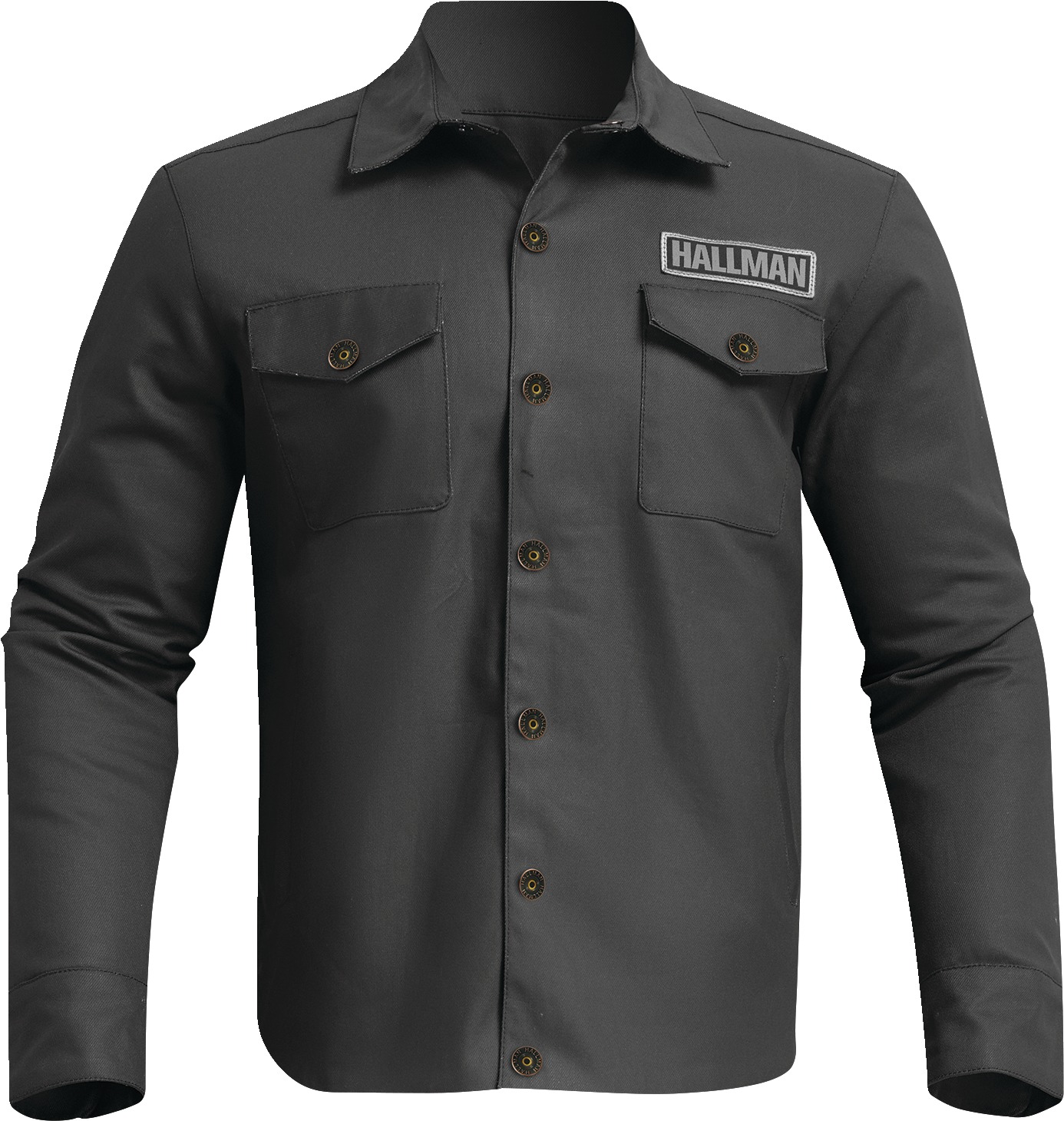 Hallman Motorcycle Jacket Black Large - Click Image to Close