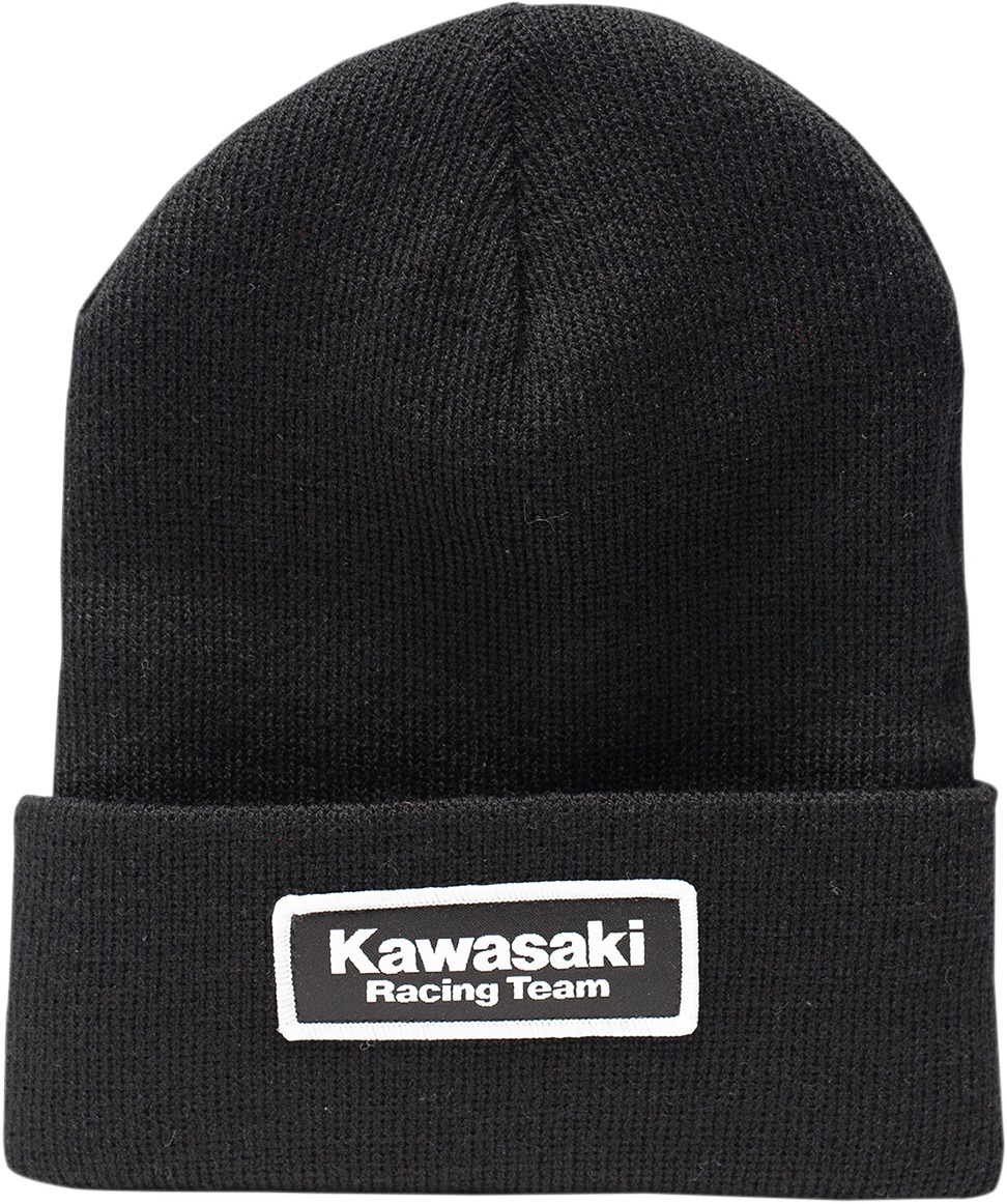 Men's Kawasaki Beanie - Kawasaki Beanie Blk One - Click Image to Close