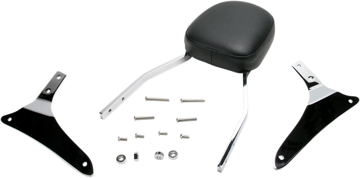 Standard Square 17" Sissy Bar Chrome - For 09-13 Kawasaki VN1700 Vulcan Classic - Click Image to Close