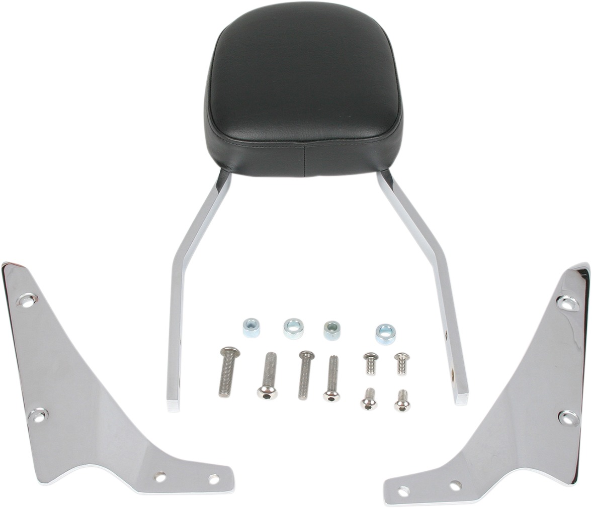 Standard Square 17" Sissy Bar Chrome - For Honda VTX1300C VTX1800C/F - Click Image to Close