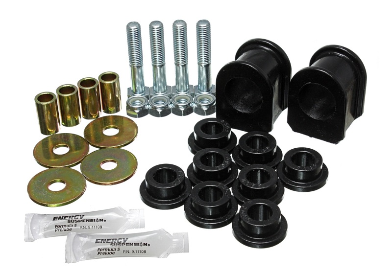 99-04 Ford F250 SD/350 4WD Black Front 1-1/4in Sway Bar Bushing Set - Click Image to Close