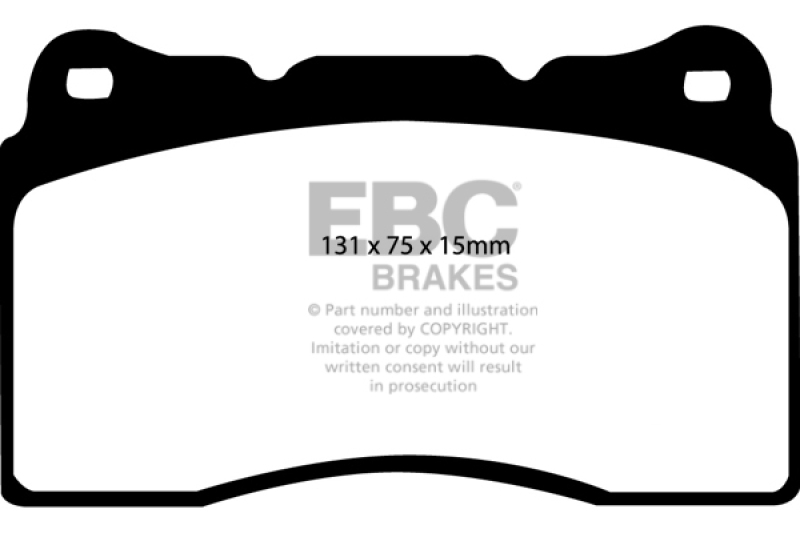 Ultimax2 Front Brake Pads - For 04-05 Cadillac CTS-V 5.7 - Click Image to Close