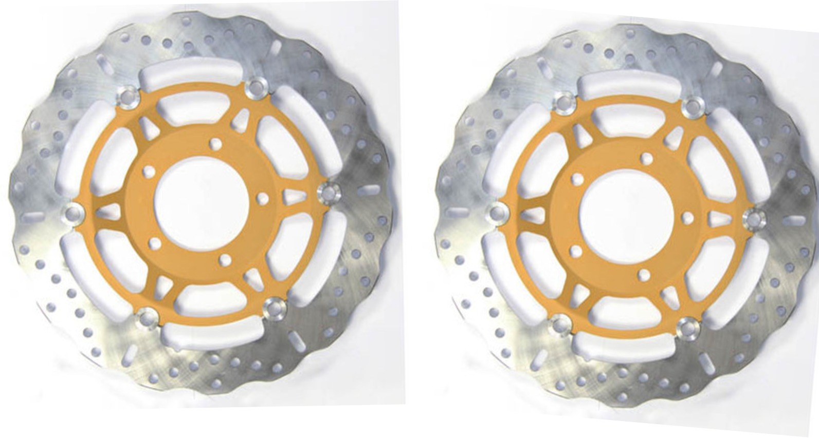 Floating Contour Brake Rotor Front Set - Click Image to Close