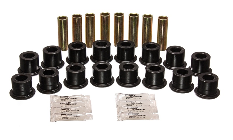 94-06 Hummer H1 Black Front & Rear End Control Arm Bushing Set - Click Image to Close