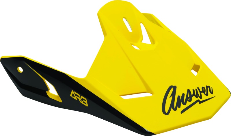 Answer AR3 Pace Visor - Yellow/Black/Orange - Click Image to Close