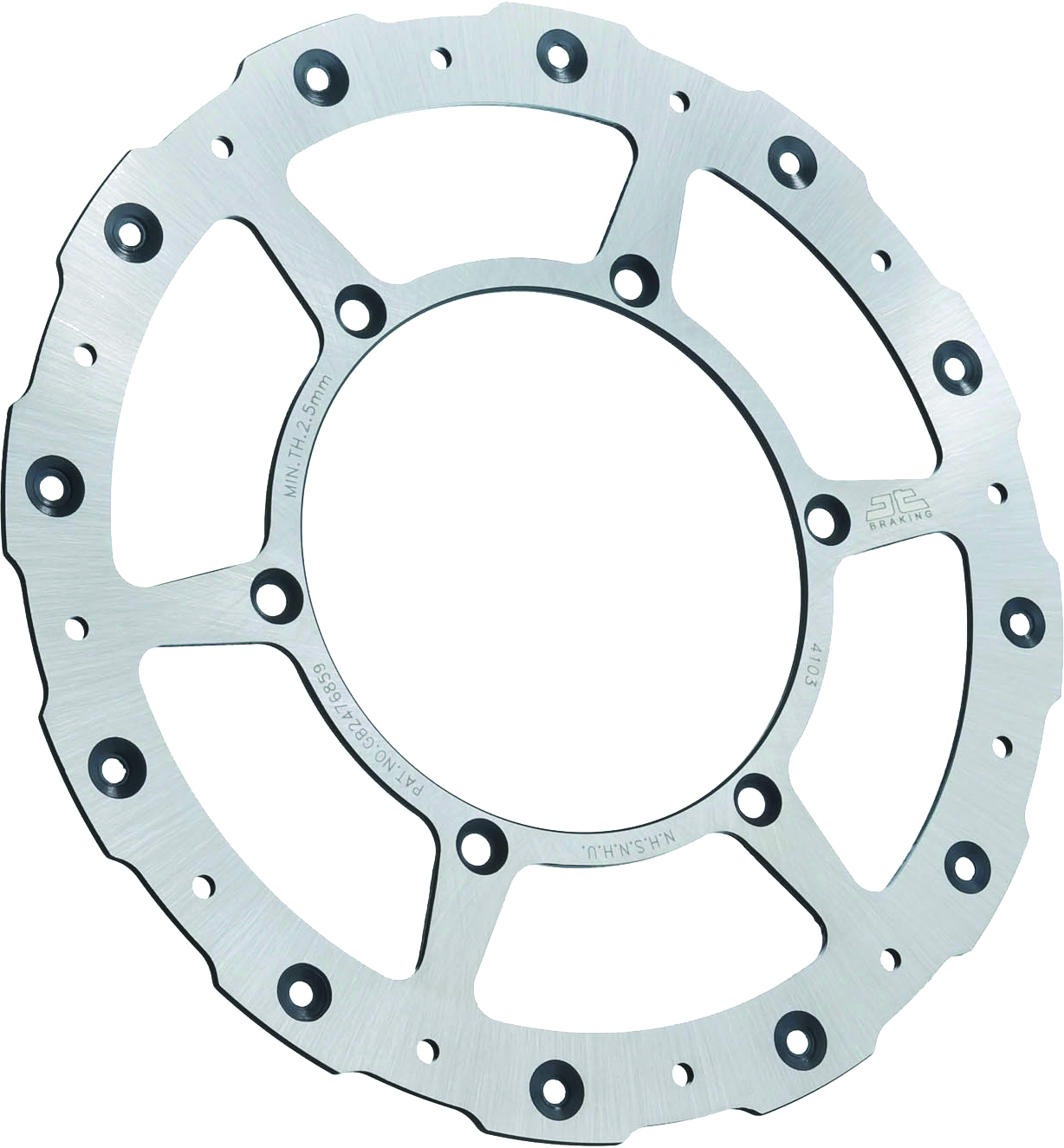 Front Brake Rotor - For 08-16 YZ125/250 & 08-15 YZ250/Z450F - Click Image to Close