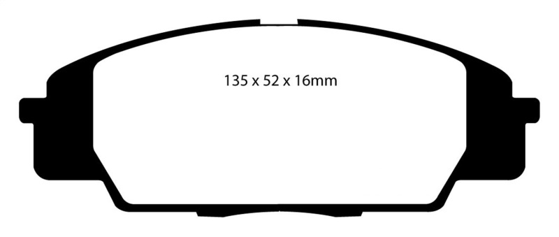 Redstuff Front Brake Pads - For 07-11 Acura CSX (Canada) 2.0 Type S - Click Image to Close