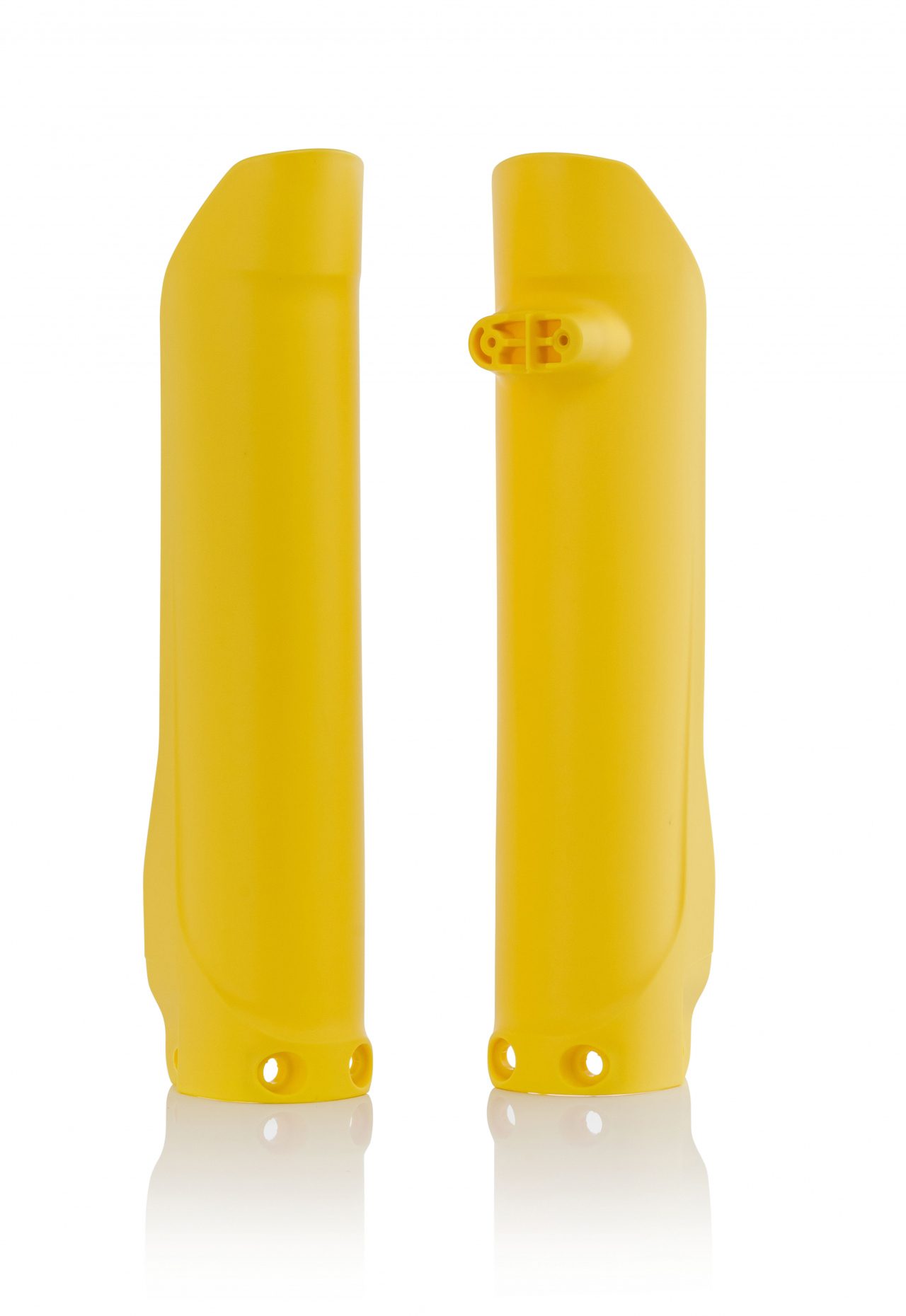 Lower Fork Cover Set - Yellow - Click Image to Close