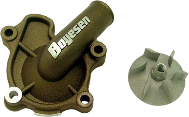 Waterpump Cover Impeller Kit Magnesium - For 10-17 Honda CRF250R - Click Image to Close