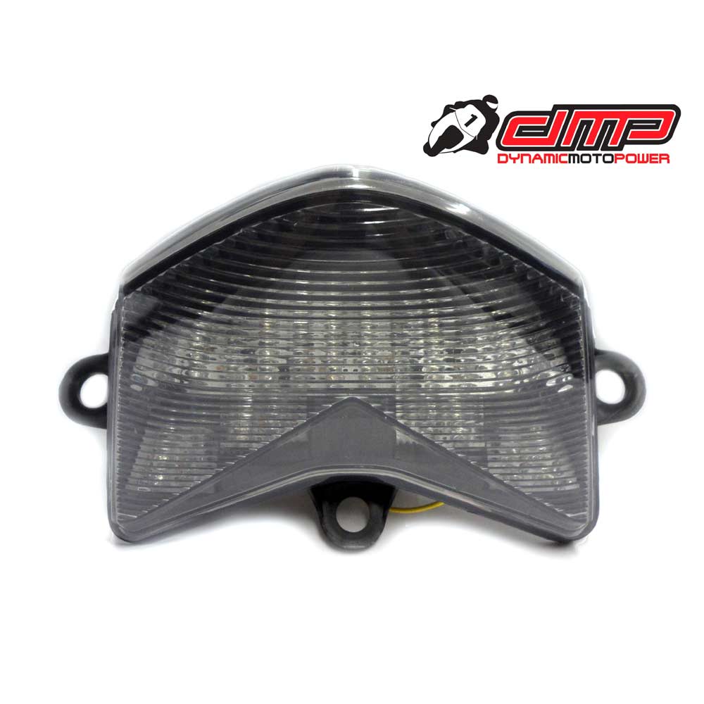 Clear "Power Grid" Integrated LED Tail Light - Run, Brake, & Turn - For 04-05 Kawasaki Ninja ZX-10R - Click Image to Close