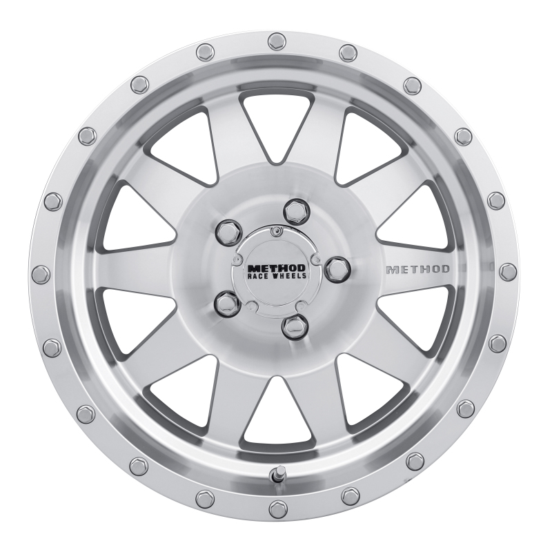 MR301 The Standard 15x7 -6mm Offset 5x4.5 83mm CB Machined/Clear Coat Wheel - Click Image to Close