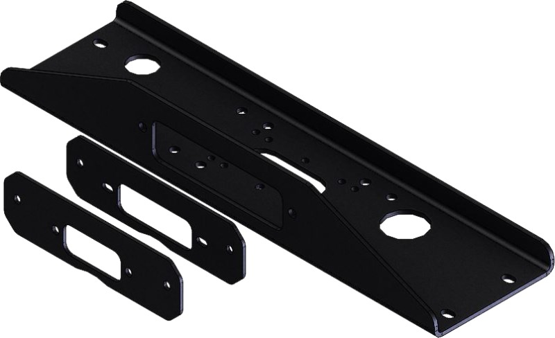 Winch Mount - For 18-19 Mahindra Roxor - Click Image to Close