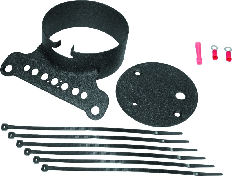 Black Single Gauge Mount Kit For 95-11 Sportster - Click Image to Close