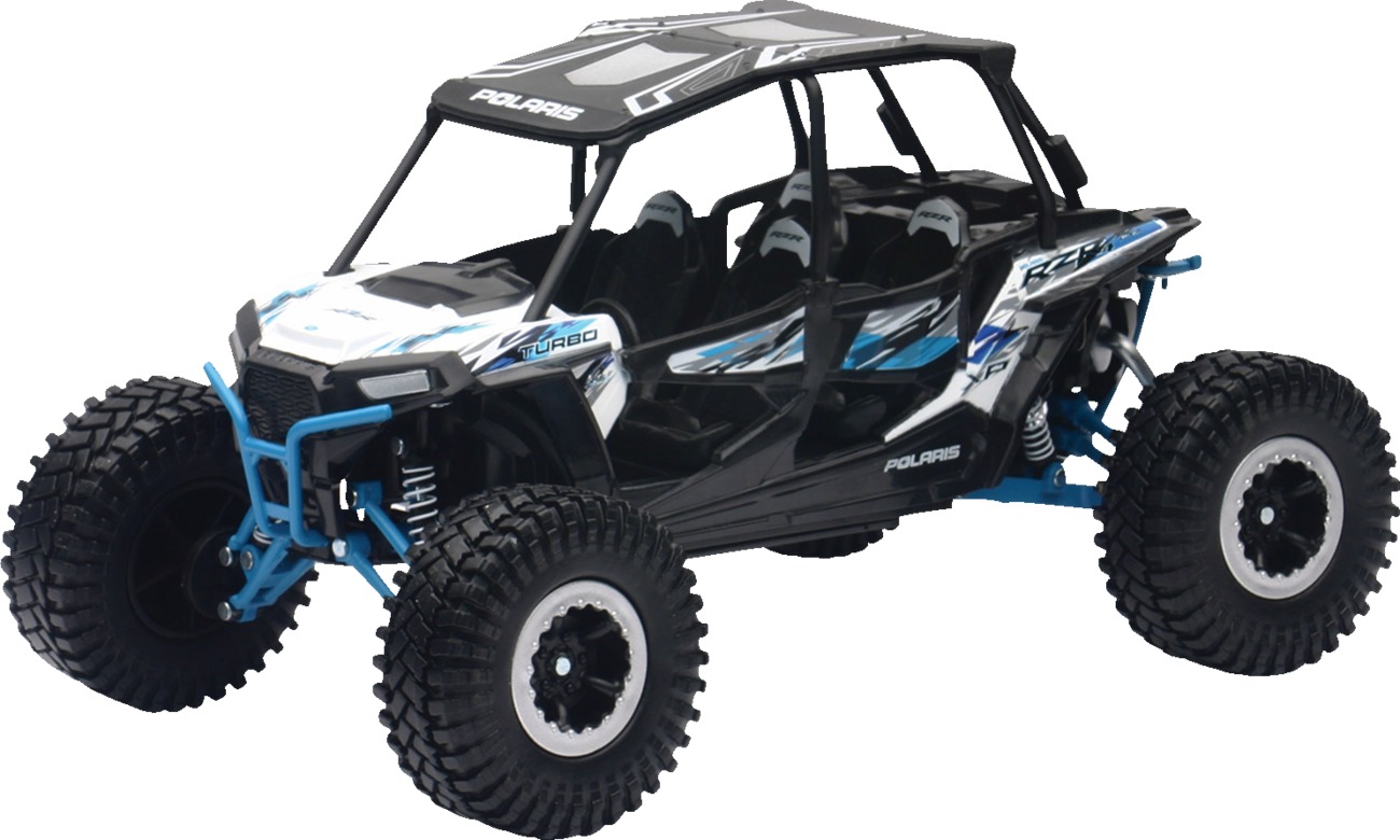 1:18 Scale UTV - Pol Rzr Xp4 Rck Crwlr Wht - Click Image to Close