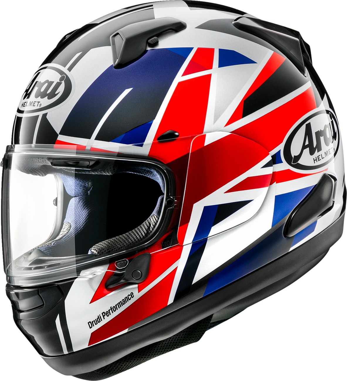 Arai Signet-X Flag UK Helmet Large - Full face helmet with UK Flag graphic - Click Image to Close