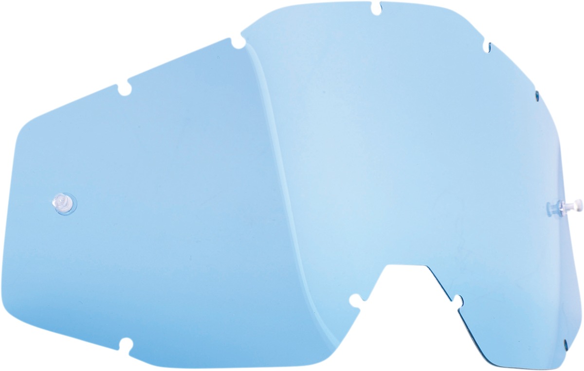 FMF PowerBomb/PowerCore Goggle Lens Blue - Replacement lens for PowerCore/PowerBomb - Click Image to Close