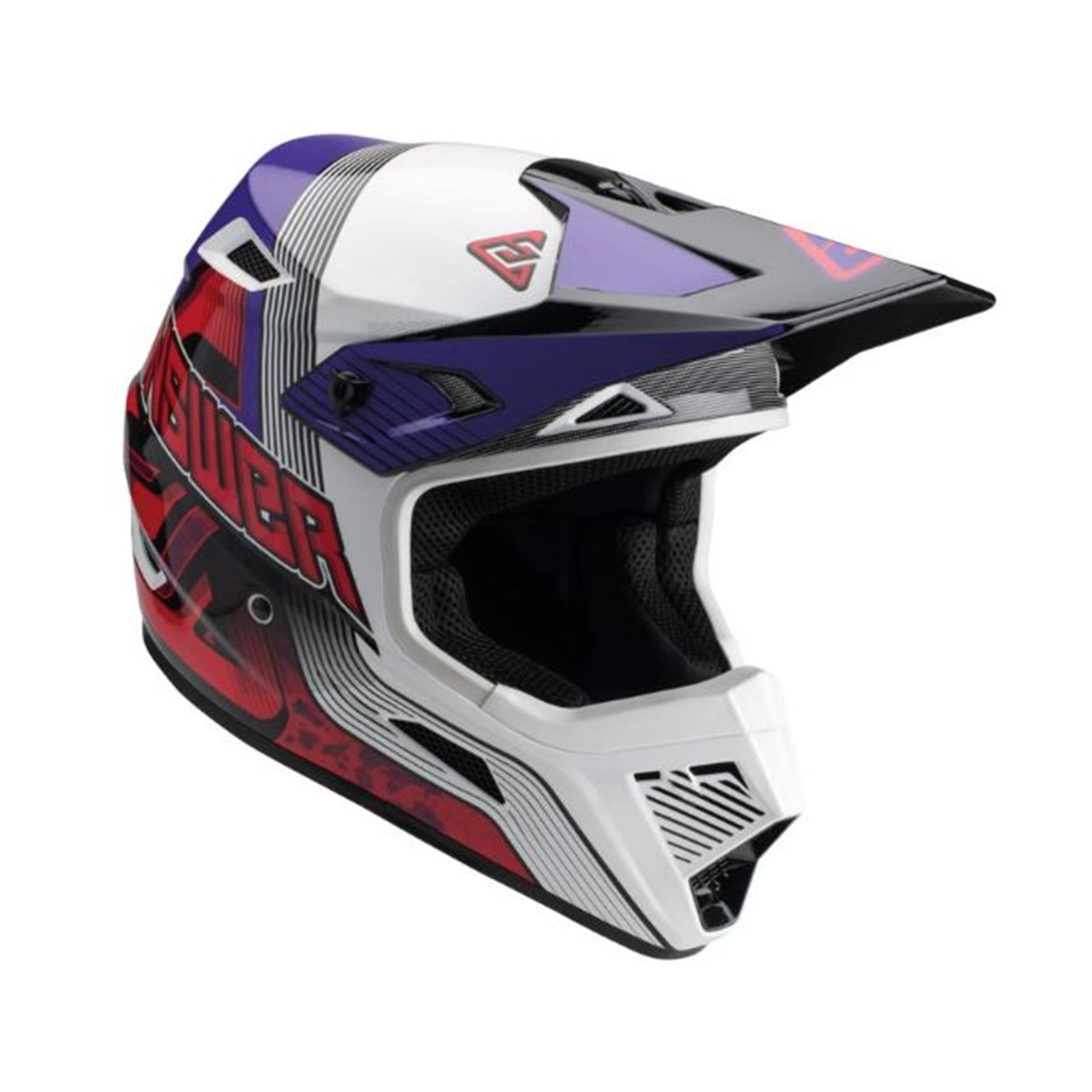 Answer AR1 Vendetta Helmet Red/White/Purple - XS - Click Image to Close