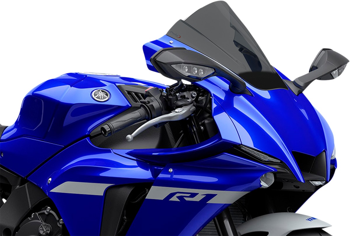 Z-Racing Windscreen - Dark Smoke - For 20-24 Yamaha YZF R1 - Click Image to Close