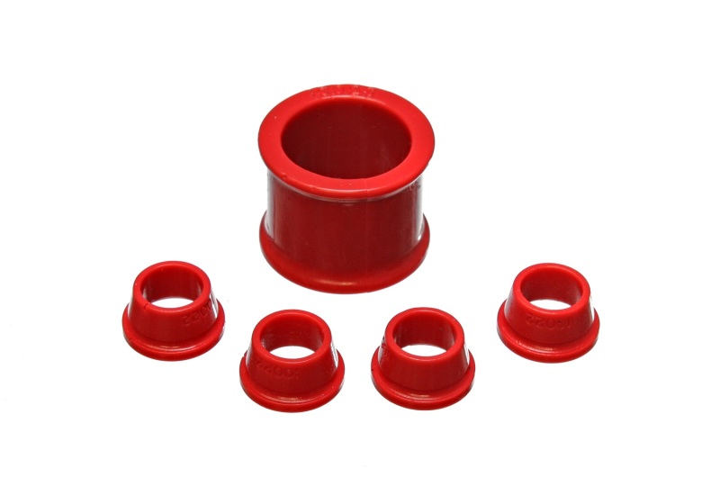 88-91 Honda Civic/CRX Red Power Steering Rack Bushing Set - Click Image to Close