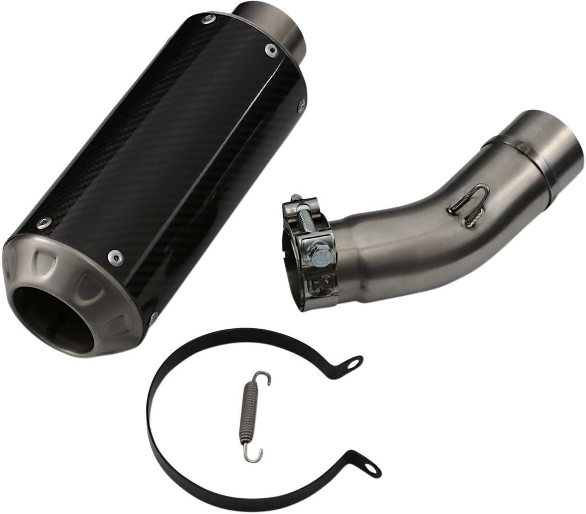 MGP 2 Growler Carbon Fiber Slip On Exhaust - For 08-10 Kawasaki ZX10R - Click Image to Close