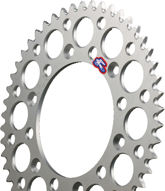 2018/ 21-22 Kawasaki KLX450R Rear Sprocket Grooved - Silver 520-53 Teeth - Click Image to Close