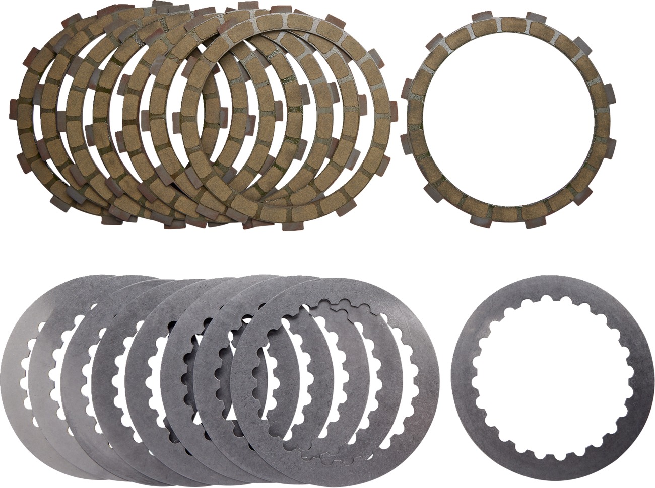 Series K Kevlar Friction Plates Dirt Digger Clutch Kits - Kevlar Clutch Kit Ktm450 - Click Image to Close