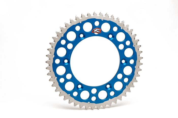 Rear Twinring - Blue 520-48 Teeth - For 99-05 Yam YZ125/G-250F/ YZ400-450/ 88-89 Honda XR 250R - Click Image to Close