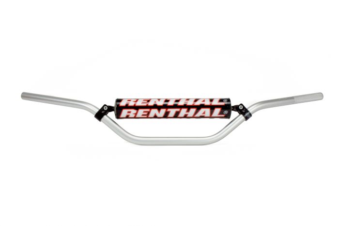 Enduro High 7/8 in. Handlebar - Silver - Click Image to Close