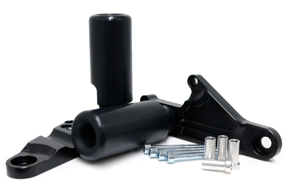 Frame Sliders No Cut - Black - Honda CBR300R - Click Image to Close