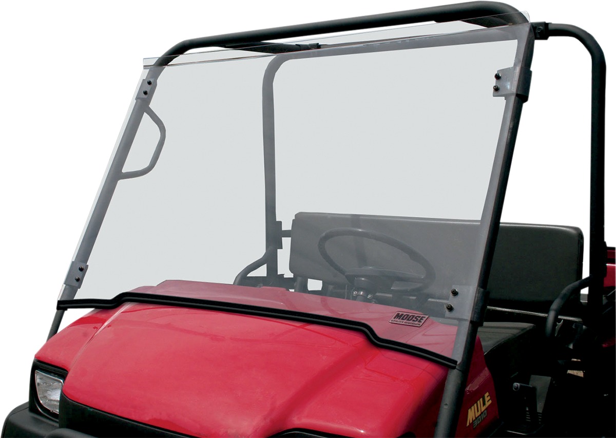 Clear Full Windshield - For 01-08 Kawasaki Mule 3010 - Click Image to Close