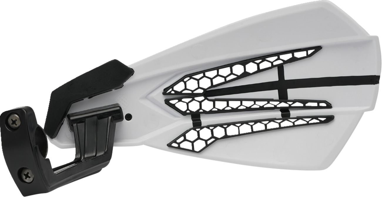 Cycra MX-Race Handguard - White/Black - Click Image to Close