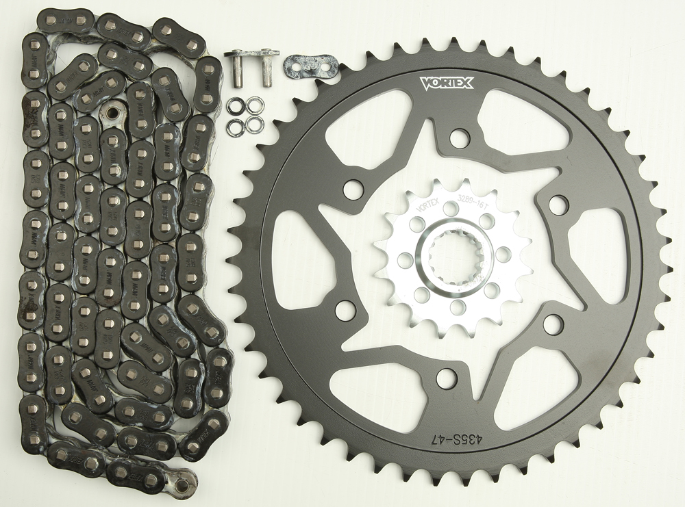 Sprocket/Chain Kit HFRS Steel 520 RX3 16/47T - For 06-08 Yamaha YZF-R1 - Click Image to Close