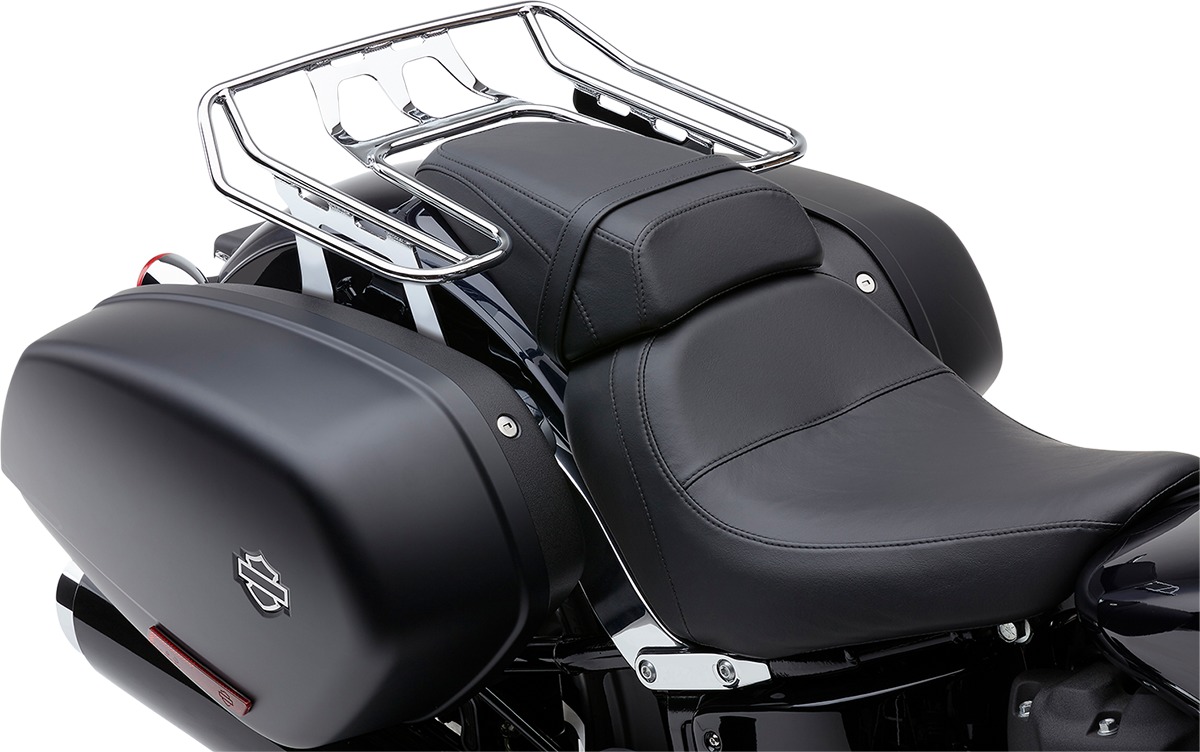 BA Wrap Around Racks for Harley-Davidson - Bar Detachable W/A Rack Chr - Click Image to Close